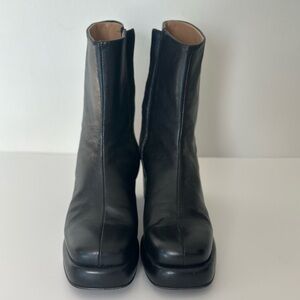 COS Black Leather Boots